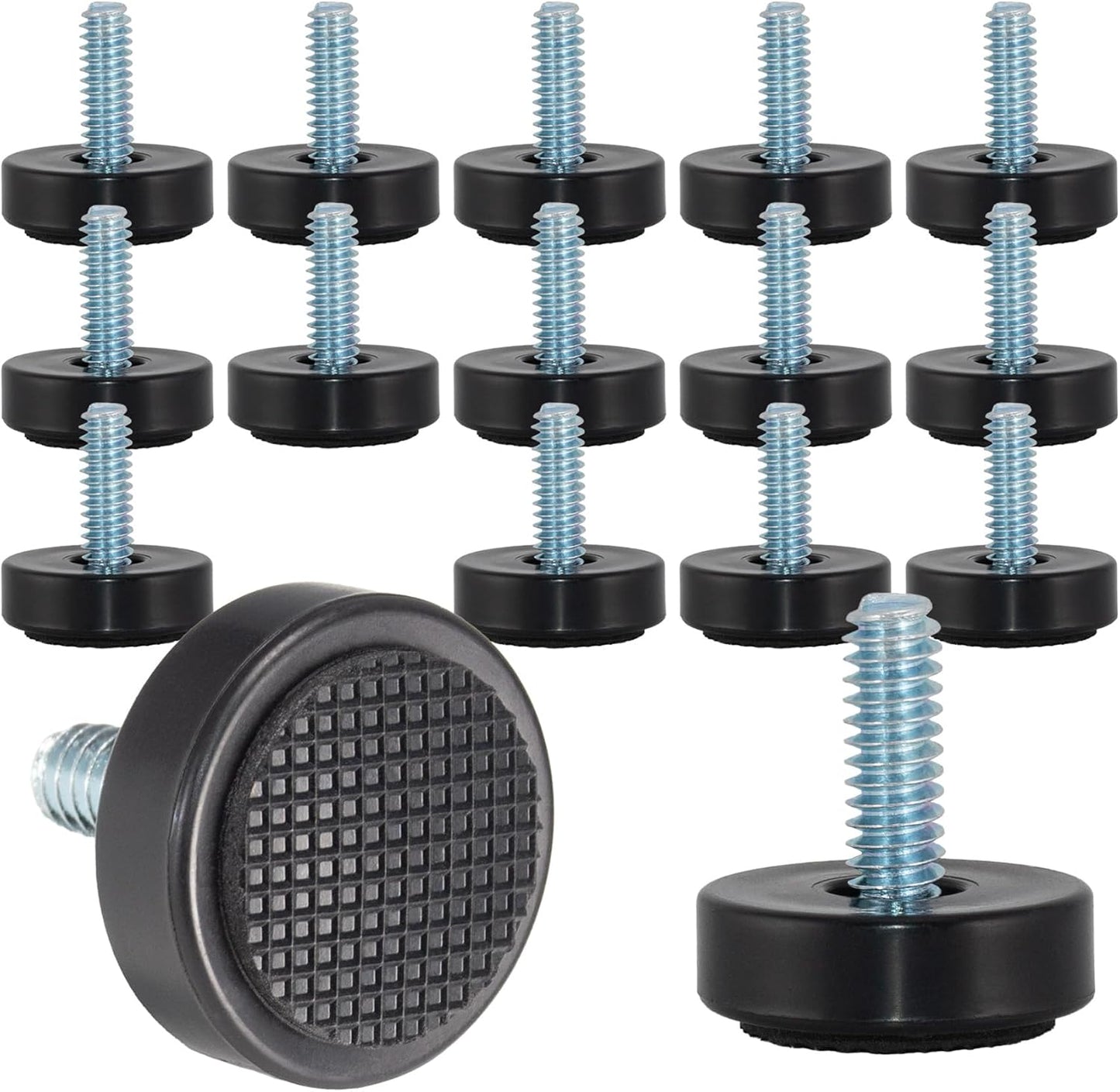 16 Pack Adjustable Furniture Levelers - Stable and Secure!