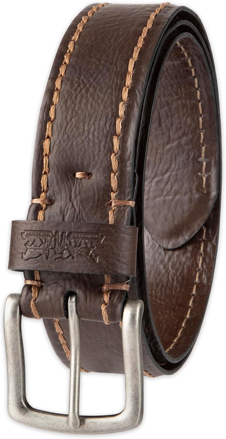 Levis Mens Casual Everyday Leather Jean Belt for All Styles