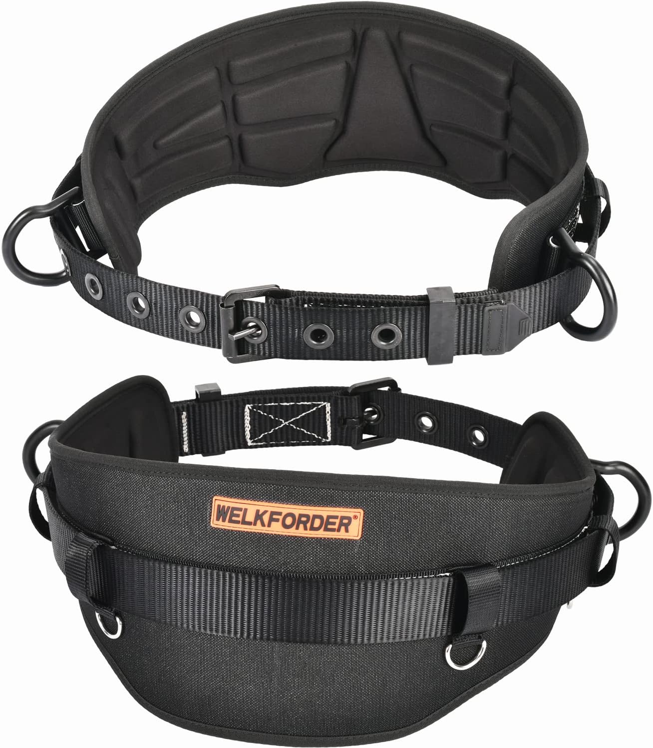 Tongue Buckle Body Belt with Hot-Pressing Waist Pad for Safety