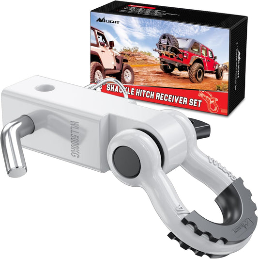 Nilight Shackle Hitch Receiver for Heavy Duty Towing Needs