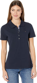 Tommy Hilfiger Women's Classic Polo - Timeless Short Sleeve Fit