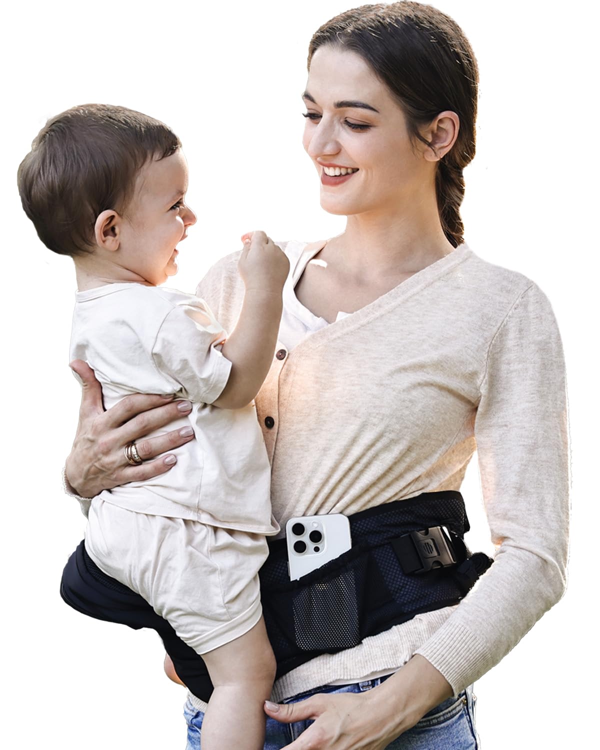 GROWNSY Baby Hip Seat Carrier for Newborns & Toddlers Up to 50 lbs