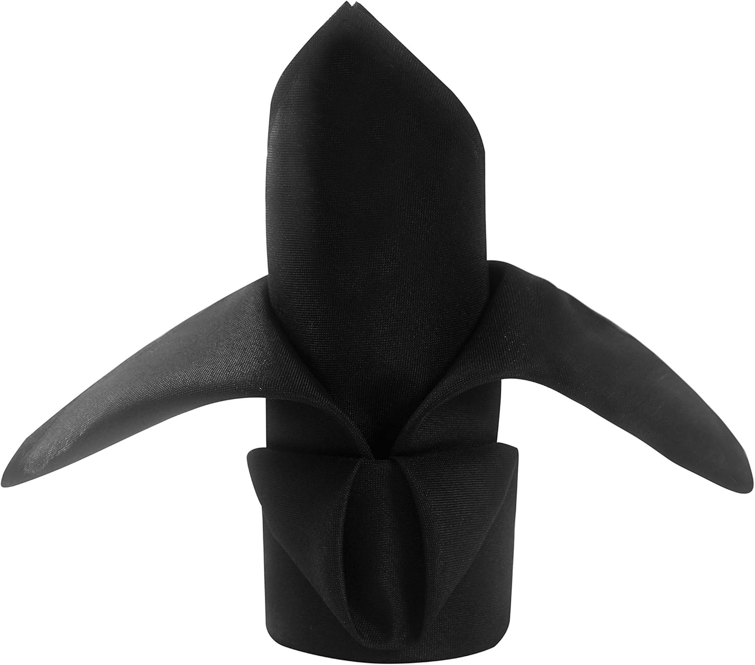 50pcs Black Dinner Napkins - 20x20 inch Washable Cloth Set