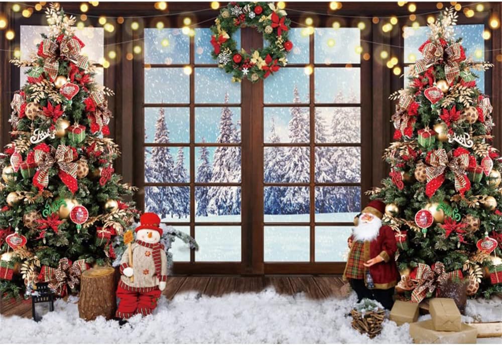 DASHAN Christmas Backdrop for Festive Celebrations and Photos