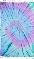 Sand Cloud Turkish Beach Towel - Sand Free Tie Dye Luna