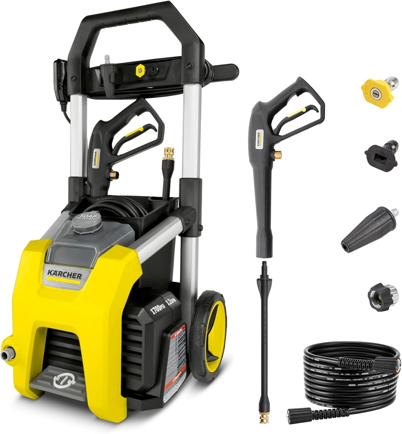 Karcher Electric Pressure Washer: Powerful 2125 PSI Cleaning for Cars, Patios, & More!