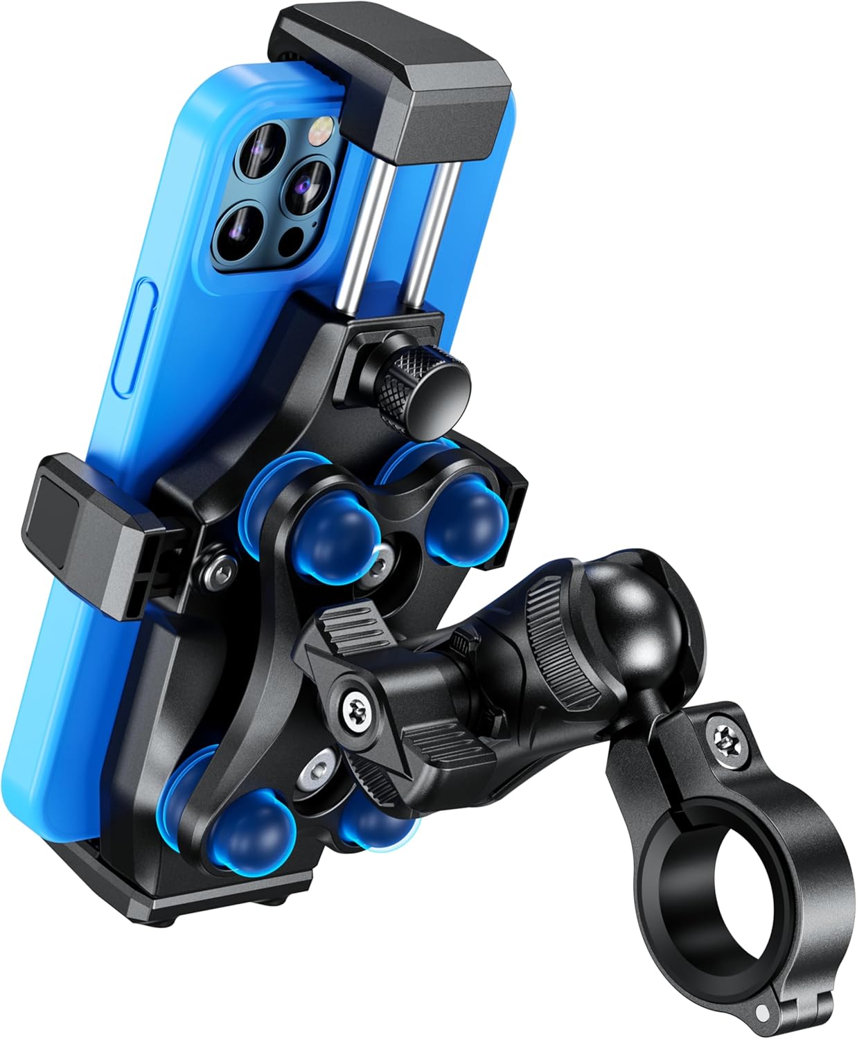Kewig Motorcycle Phone Mount with Vibration Dampener for Safety