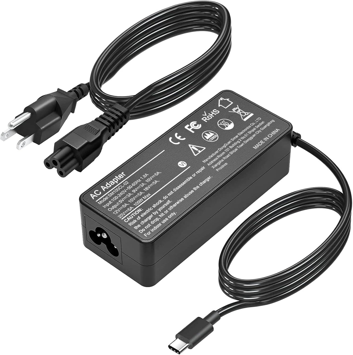 Fast Charge All USB-C Devices with ELECBRAiN 100W Adapter