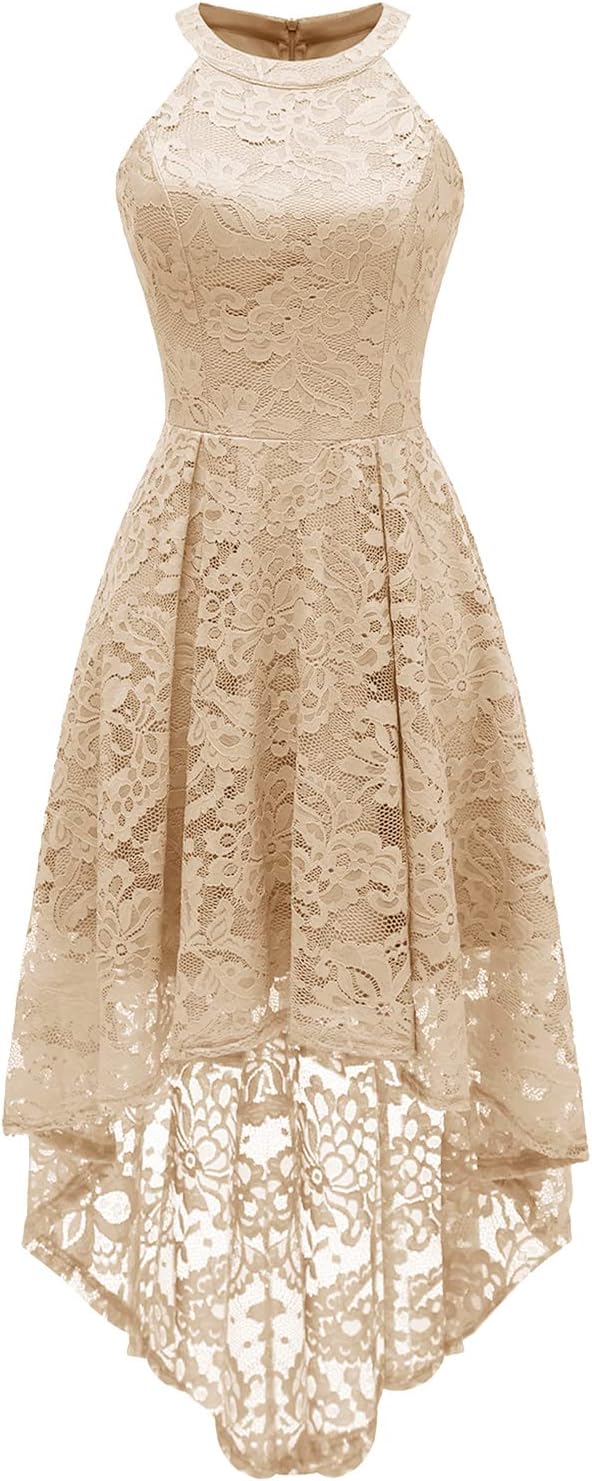 Elegant Halter Lace Wedding Guest Dress for Every Occasion