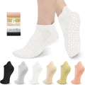 Non-Slip Women's Pilates Socks - Grip for Barefoot Workouts