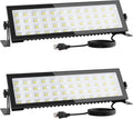 2 Pack LED Shop Lights 100W 13000LM 6000K - Super Bright Work Lights
