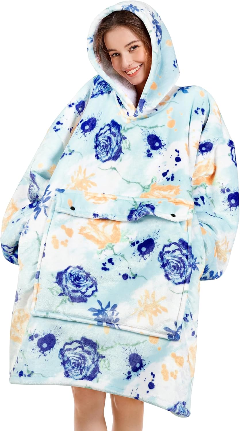 Cozy Oversized Blanket Hoodie for Adults - Perfect Gift Idea