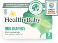 EWG Verified Safe Diapers Size 2 (66) - Plant-Based Leak Protection