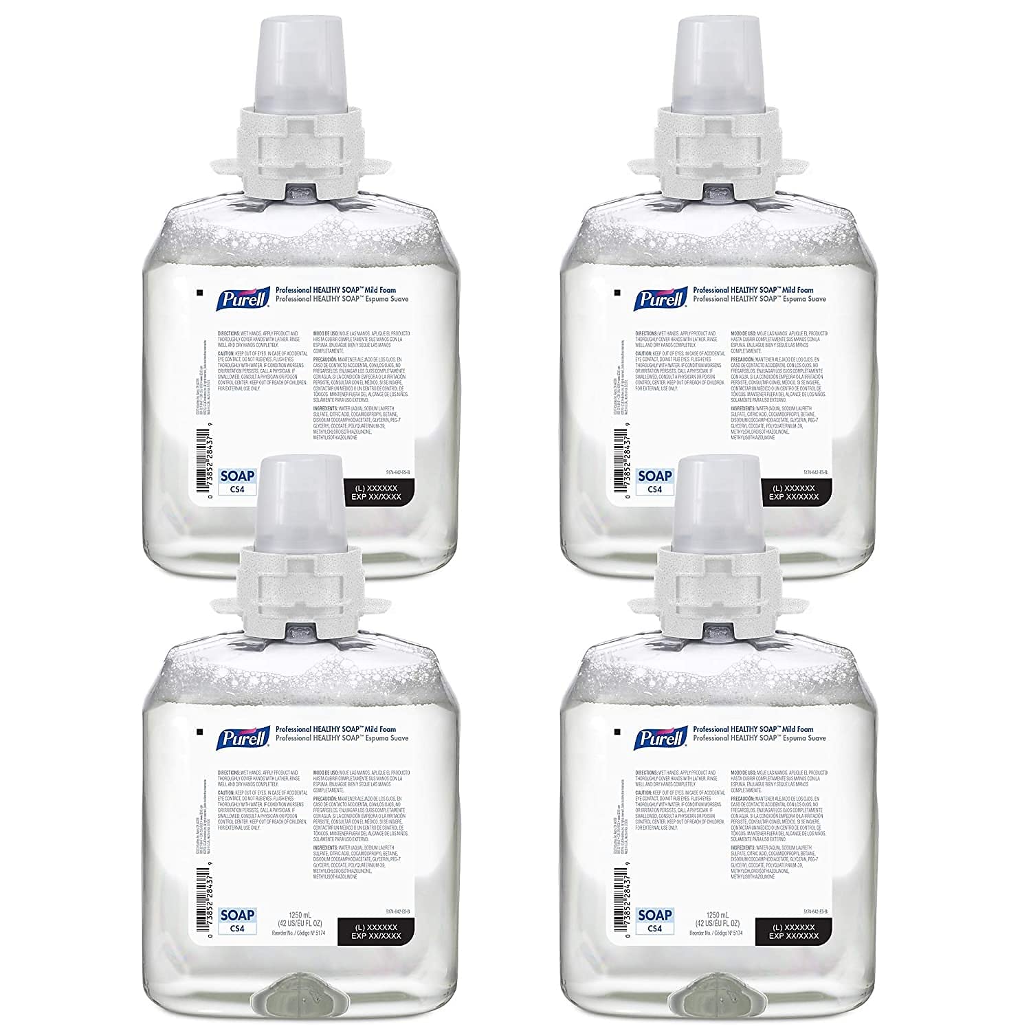 PURELL Brand HEALTHY SOAP Mild Foam Refill for CS4 Dispenser
