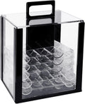 Poker Chip Case 1,000pc Acrylic Carrier - Professional Display Case