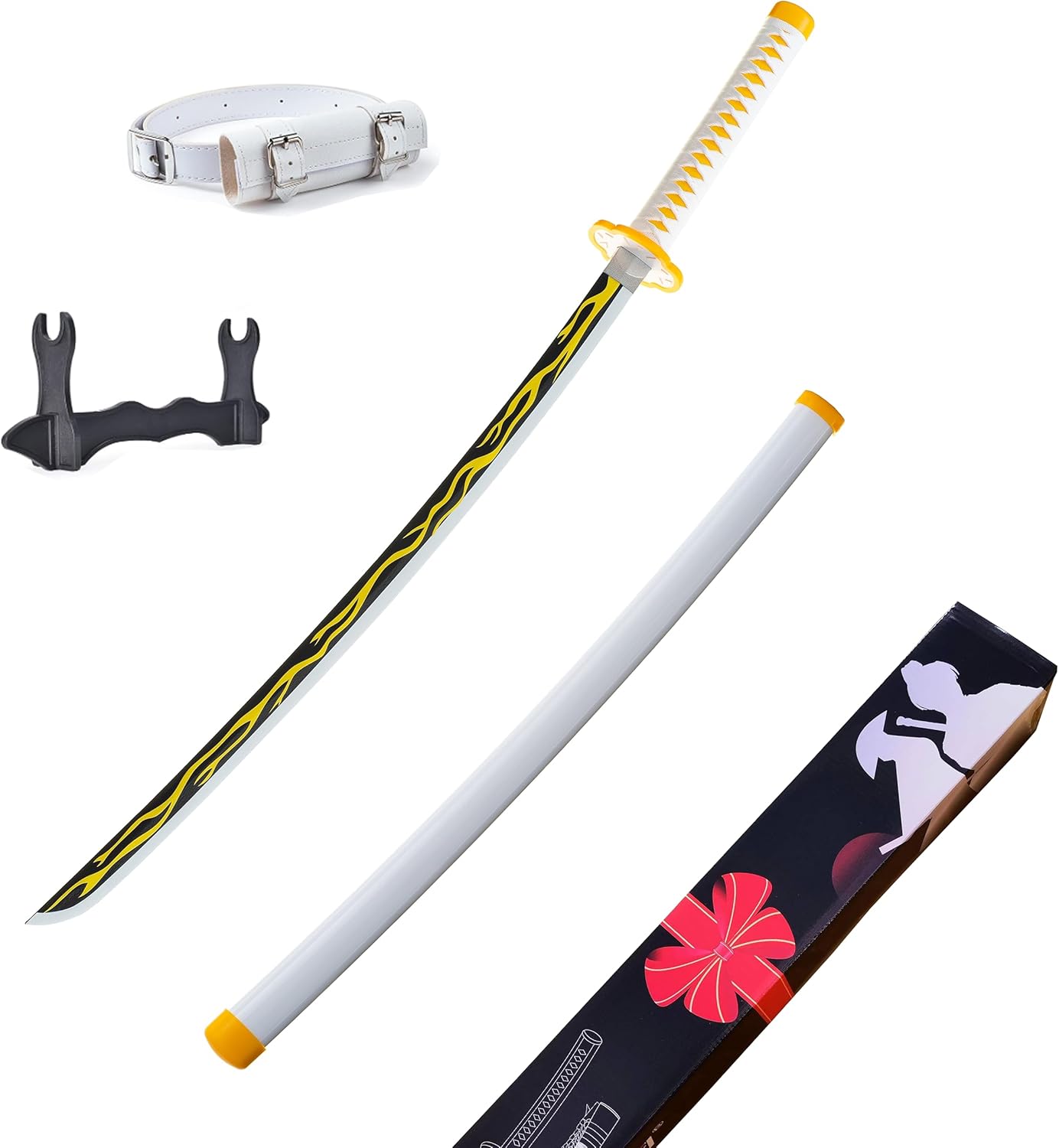 Demon Slayer Sword with Display Stand for Cosplay and Collection