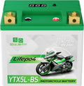 Lithium Motorcycle Battery LiFePO4 YTX5L-BS 12.8V 3Ah - High