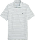 Vineyard Vines Bradley Stripe Sankaty Polo - Lightweight Performance