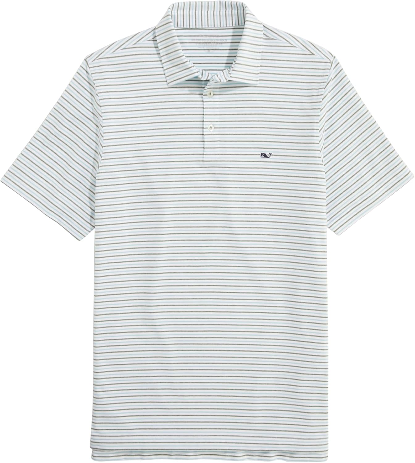 Vineyard Vines Mens Bradley Stripe Sankaty Polo for Comfort