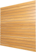 MDF Slat Wall Paneling 2 Pack 4ft x 2ft Maple - Easy Install Organizer