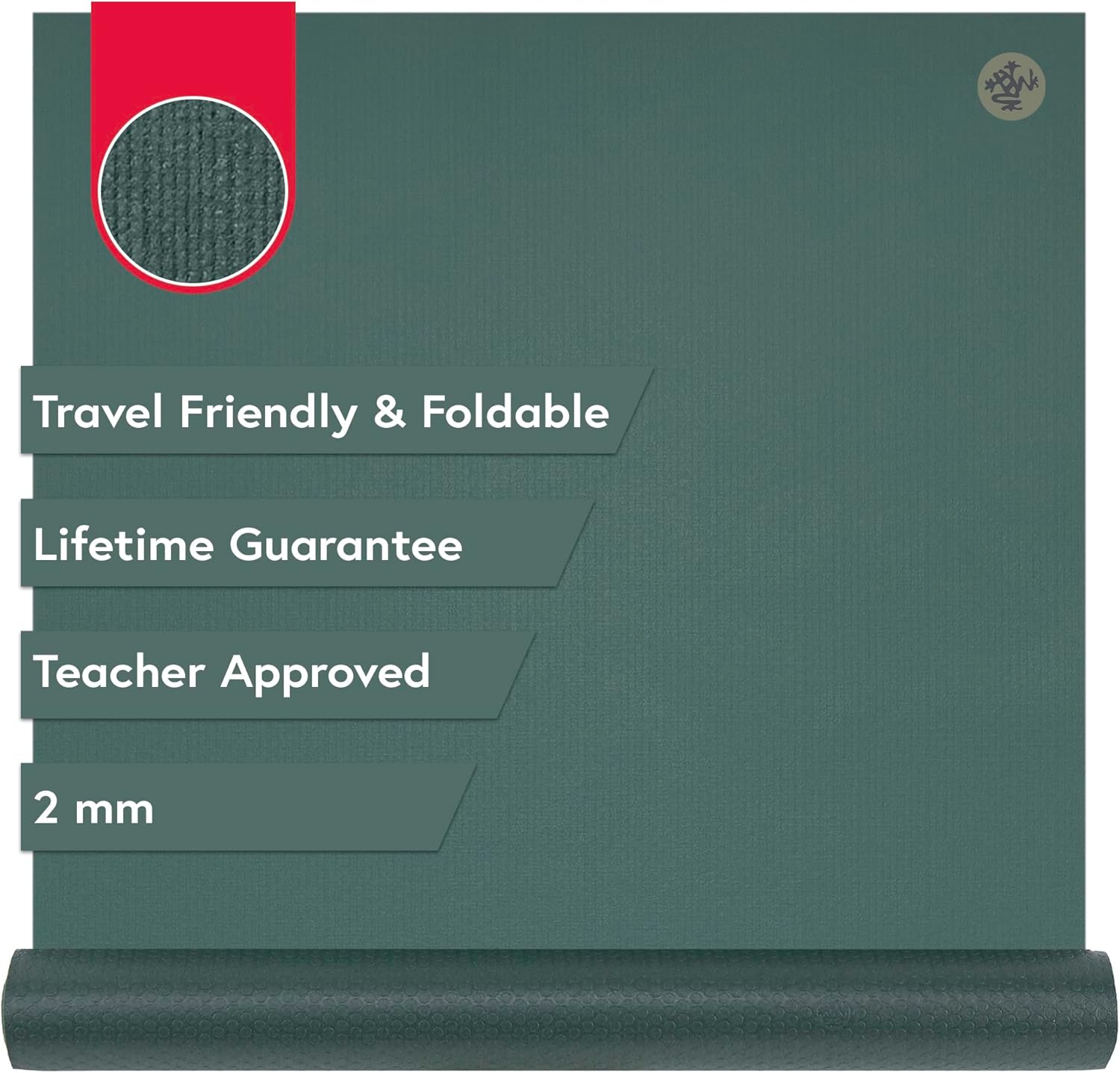 Manduka PRO Travel Yoga Mat - Foldable & Durable Design