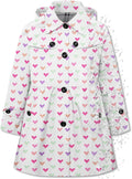 Betusline girl's rain jacket featuring a stylish hood for comfort