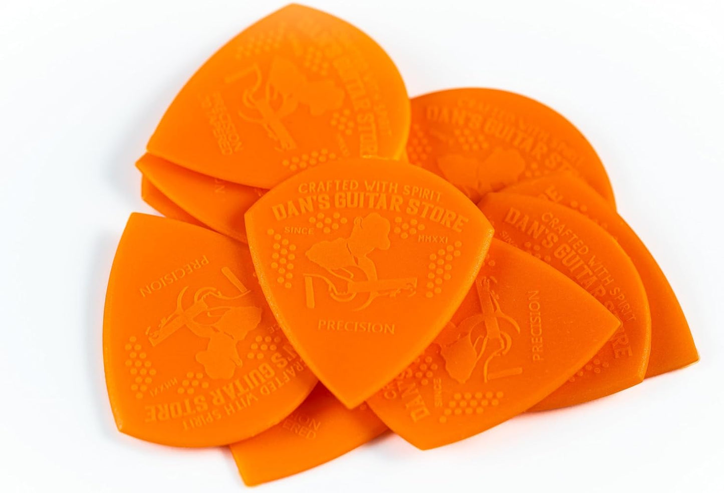 Professional 10-Pack 0.70mm Grip Picks by Dan
