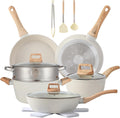 16PCS Pots and Pans Set Non Stick Cookware Set - Even Heating and Easy