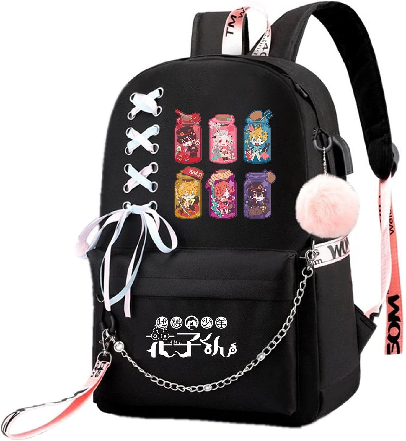 Anime Toilet Bound Hanako Kun Backpack for School and Travel