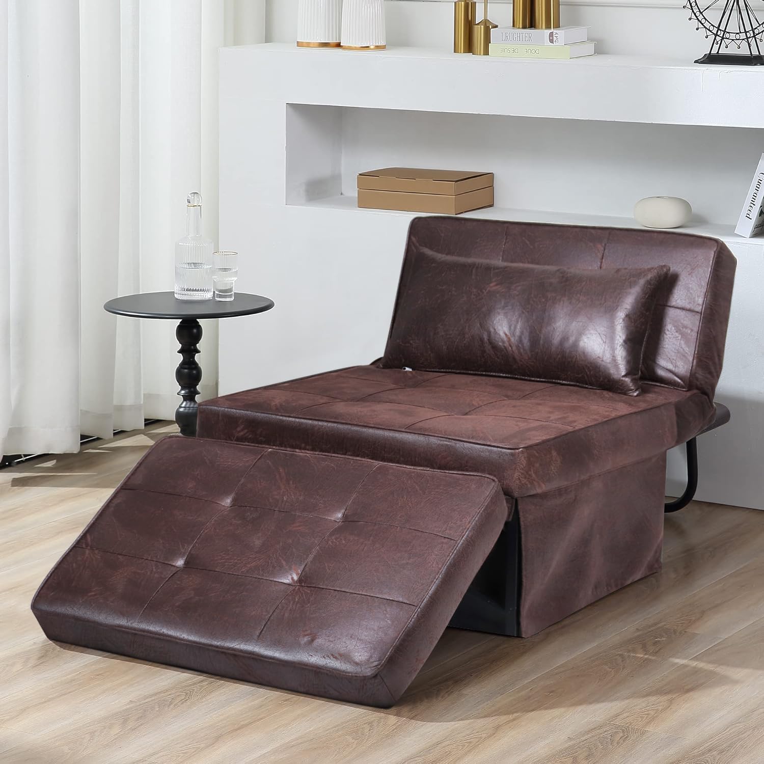 BIGSYY Sofa Bed: 4 in 1 Multi-Function Folding Ottoman