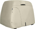 600D Waterproof Golf Cart Cover 2 Passenger Tan/Black - Universal Fit