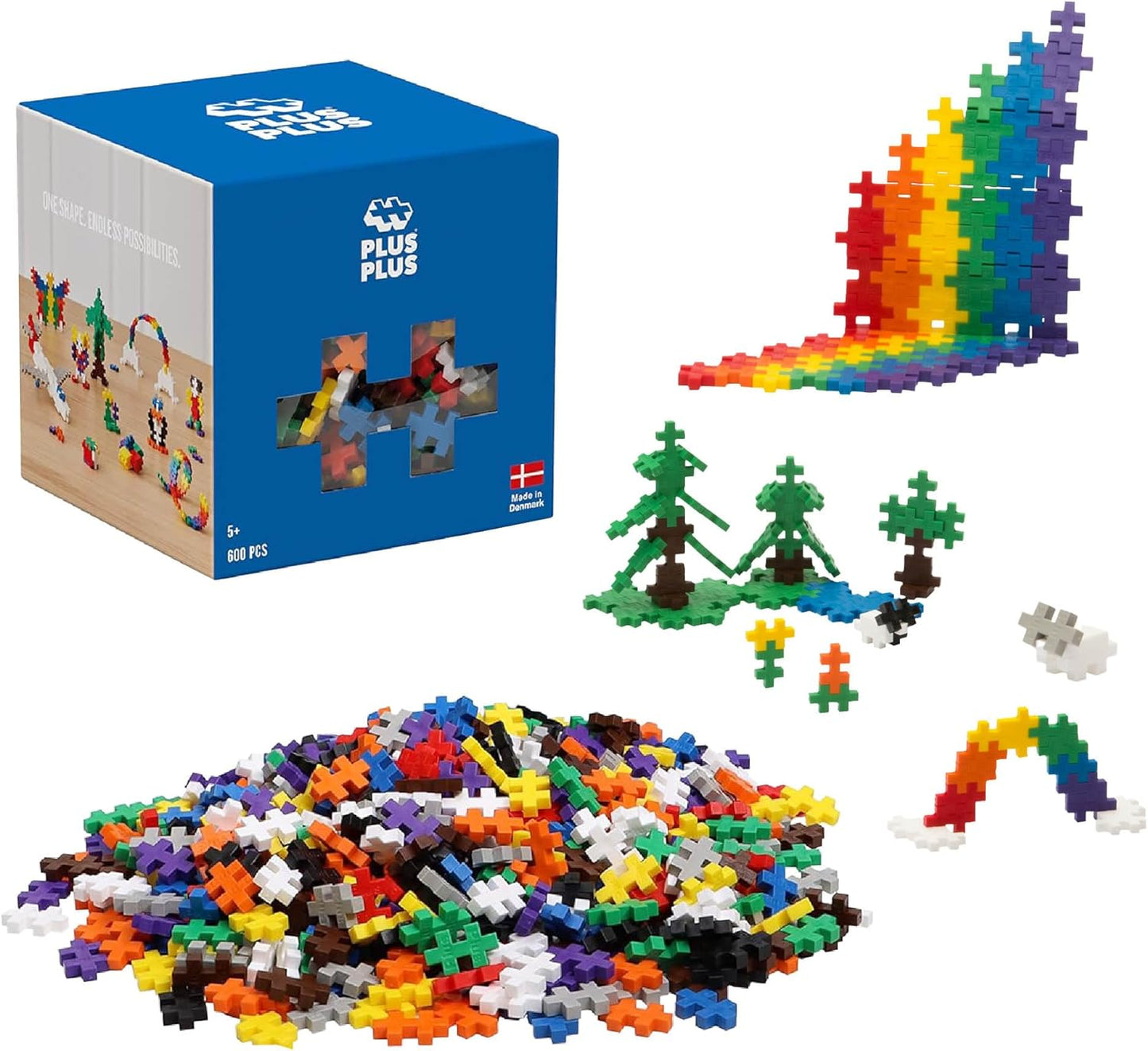 Plus-Plus Open Play Set 600 Piece Construction Building Toy