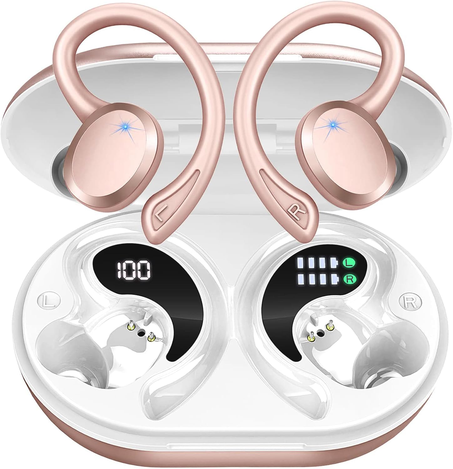 Rulefiss Wireless Earbuds: 48Hrs Bass Boosted Sound