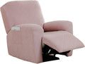 Recliner Slipcovers 4 Piece Jacquard Stretch Cover for Single Seat