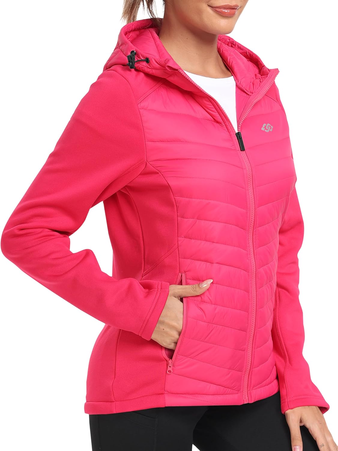 MoFiz Womens Fleece Lined Softshell Jacket for All Seasons