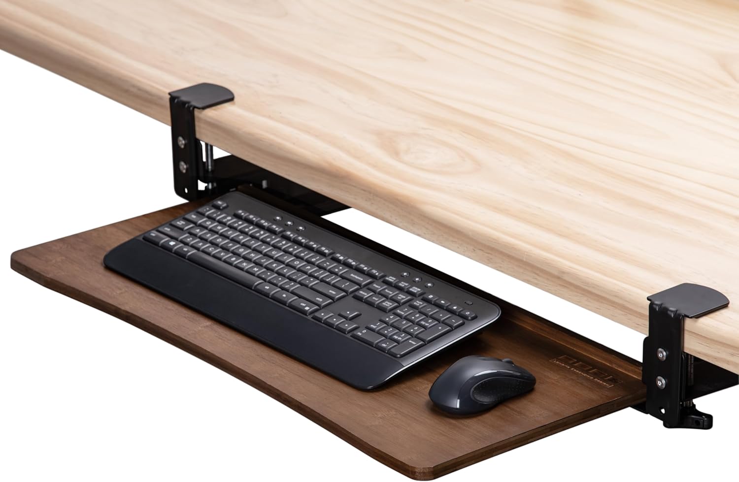 D'vine Dev Bamboo Keyboard Tray: Ergonomic Wrist Rest
