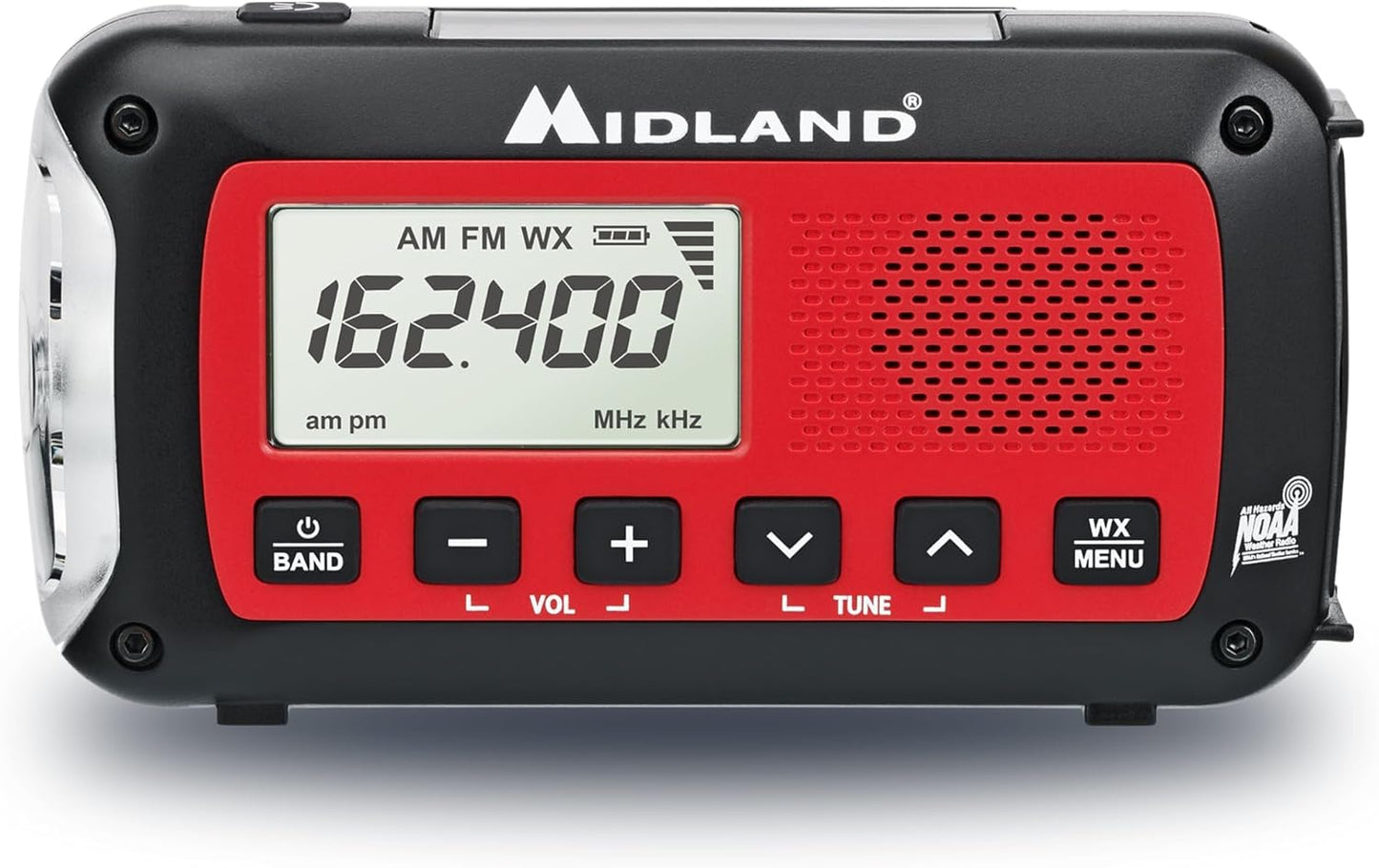 Midland ER40 Emergency Crank Weather Alert Radio with Flashlight