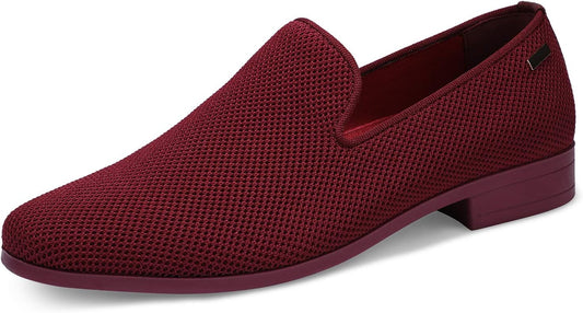 UUBARIS Mens Dress Loafers Tuxedo Slip on Shoes for Style