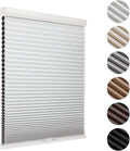 29 in Wide Blackout Cordless Cellular Shade - White Honeycomb