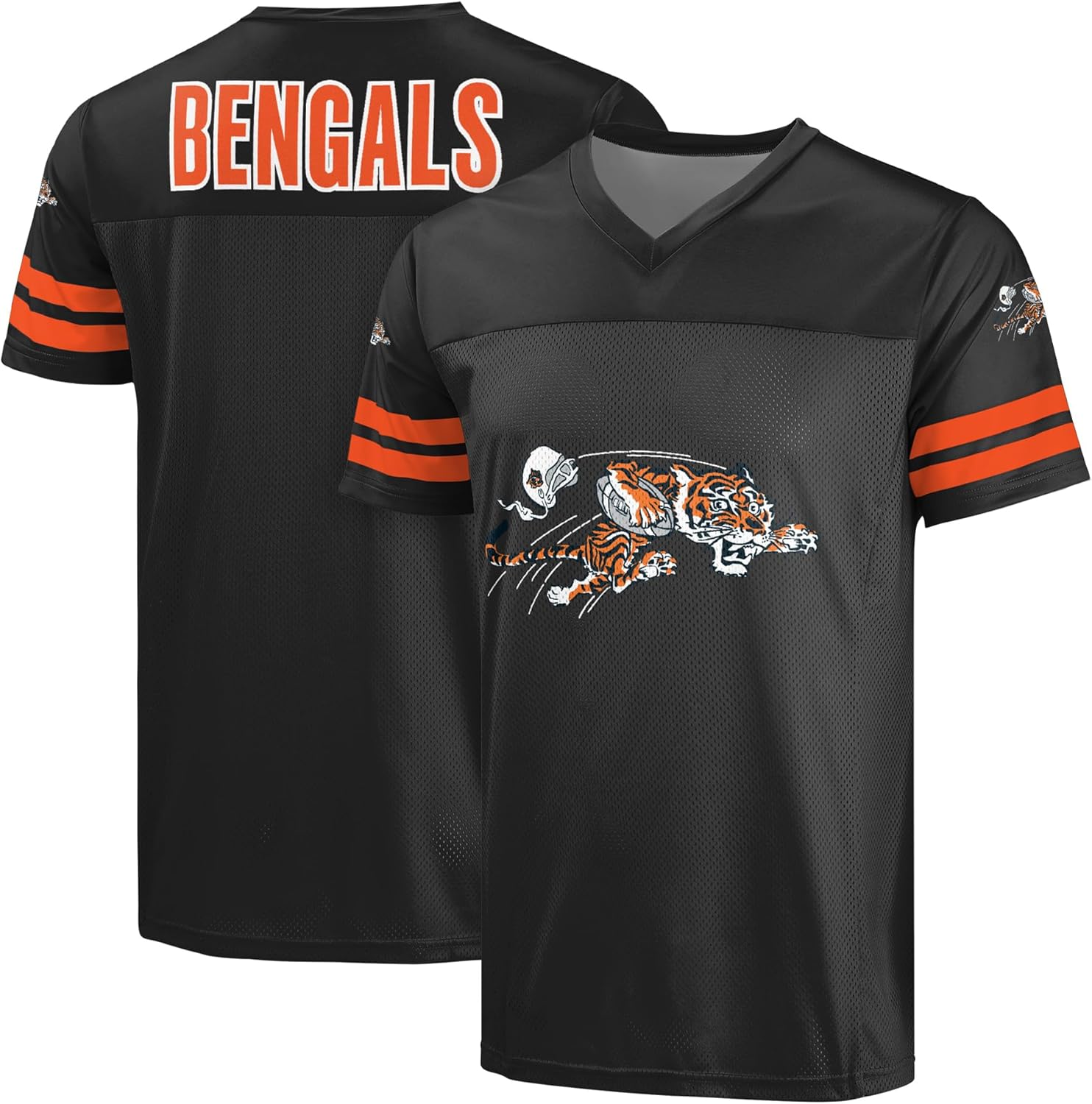 FOCO NFL Men's Throwback Retro Primary Logo Game Day Top