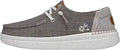 Hey Dude womens Wendy Rise Woven Slip-On Loafer - Lightweight Comfort