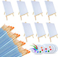Easel Set 58 Pcs Painting Set - Group Craft Kit for Parties