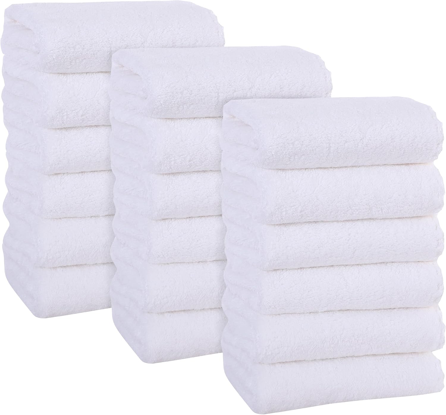 MOONQUEEN 18 Pack Premium Hand Towels - Quick Drying Microfiber
