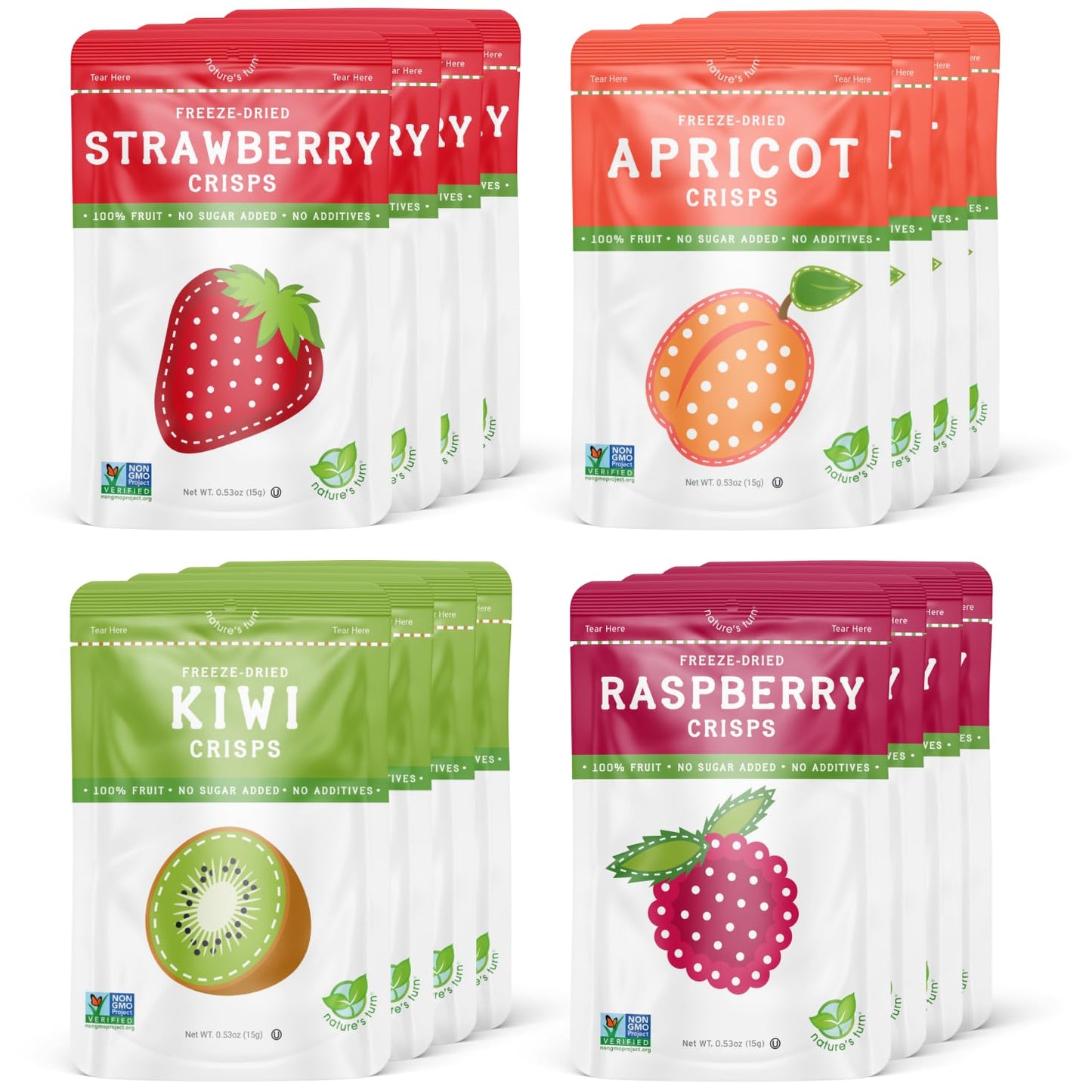 Natures Turn Freeze-Dried Fruit Crisps - Healthy Plant-Based Snack