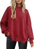 LILLUSORY Oversized Batwing Sweater for Women - Cozy Fall Staple SEAM