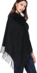 Extra Large Thick Pashmina Shawl Wraps - Wool Soft Winter Warm Scarves