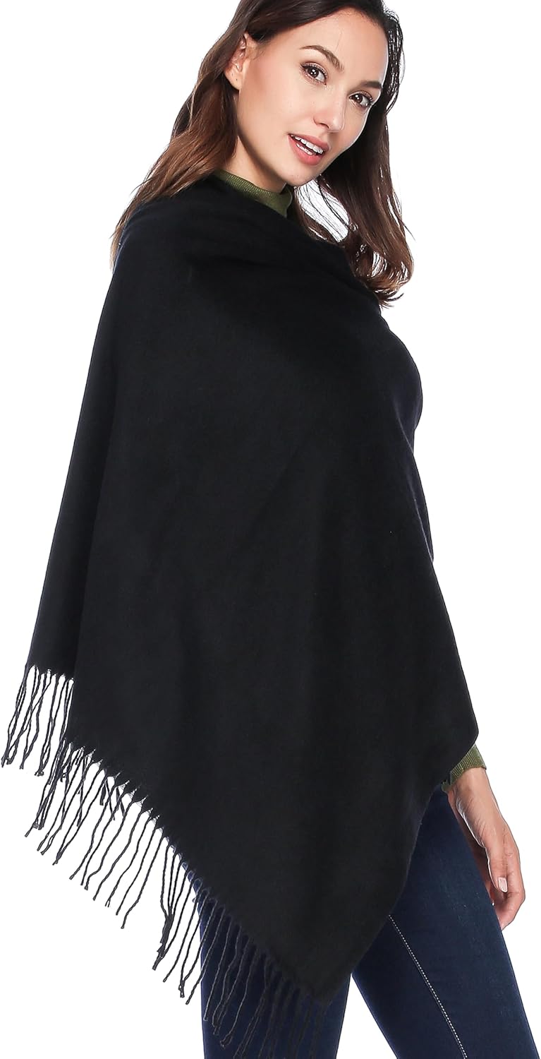 Extra Large Thick Pashmina Shawl Wraps for Women - Warm & Cozy