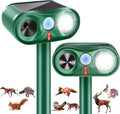 2025 2Pack Solar Ultrasonic Animal Repellent - Motion Sensor Yard