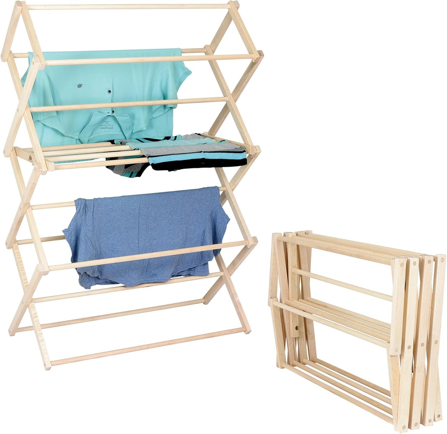 Durable Folding Drying Rack for Sweaters and Lingerie Needs