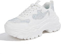 Niluber Chunky Sneakers for Women - Platform Lace Up Casual Shoes